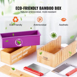 VEVOR Soap Making Kit, Bamboo Cutting Box and Inner Box with Silicone Mold, Stainless Steel Straight V952-FZQDSQGMJQGD1UP7YV0