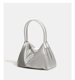 Blue Luminous Silver Nylon Underarm Shoulder Bag - Convertible Crossbody Hobo with Pouch V888-ELOSUNG23674