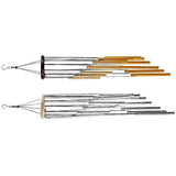 Metal and Wood Wind Chimes with Sweet Sound for Home Decor 2Pcs V1369-AZ3-W-15723