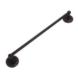 Copper Towel Bar European Style Bathroom Single Bar Towel Rack Bathroom Hanging Rack Black V1294-YM0901-3112230064011