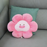 Flower Throw Seating Cushion Multipurpose Padded Soft Cute Flower Nap Throw Pillow for Home Office V1294-YM3117220225411-0421