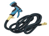 Expandable Garden Hose Leakproof Lightweight Flexible Water Hose Kink Resistant 10 Spray Modes Black V1294-YM0901-3111240035211
