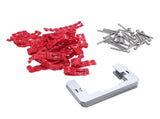 24PCS Metal Wall Plate Spacers 96PCS Electric Receptacle Box Outlet Spacers Set with Stainless Steel V1294-YM0901-3114240100211