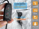 3-Setting Electric Heating Shawl USB Rapid, Portable & Machine Washable, Multifunctional V1232-DRT001