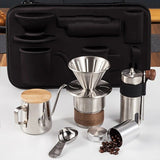6-Piece Pour Over Coffee Set, Coffee Machine Gift Box, Pour Over Coffee Kettle, Coffee Cup, Coffee V1232-KFLXTZ003