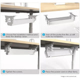 Lifespan Fitness ErgoDesk Automatic Standing Desk 1500mm Cable Management Tray V572-LFDK-EDKWB-150C