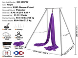 Aerial Yoga Frame & Yoga Hammock, 2950 mm Height Professional Yoga Swing Stand Comes with 12 m V952-KJDC293M12MDB9TTKV0