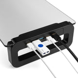 Monitor Desk Stand with USB 3.0 Charging Hub - Black V1031-BL-LDRHBK739