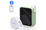 Bluetooth Label Maker Machine Wireless Thermal Label Printer Sticker Printer -Green V1263-JX-6377