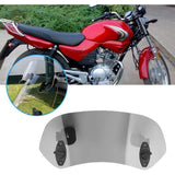 Motorcycle Windshield Adjustable Clip On Windscreen Wind Deflector Windshield Accessories For V1188-MS-227-1353