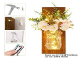 LED Mason Jar Wall Lights Indoor Outdoor Patio Vase Hanging Lights Home Wall Decorations V1294-YM0626-230221HR03-3