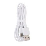 Fan with Clamp Quiet 360 Degree Rotation Rechargeable USB Portable Fan for Desk Bedside White V1294-YM0901-3113250077511