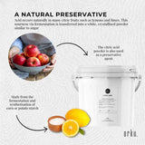 Orku 5Kg Citric Acid Powder Tub - Food Grade Non GMO Anhydrous Preservative E330 V238-SUPDZ-30942718361680