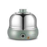 9-Egg Stainless Steel Electric Cooker, Auto Shut-Off, Green V1263-JX-4953