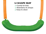 Kahuna Kids 4-Seater Swing Set Purple Green KSS-KLB-3S-PUGN
