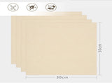 8 x Khaki & 8 x Off-White Durable & Soft Self-Adhesive Carpet Tiles - Interlocking Non-Slip V888-ELOSUNG42018