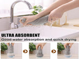 Homaxy 12 Pack Kitchen Dish Cloths Kitchen Towels Dishcloths Set, 12 x 12 V1258-DP02-F-162