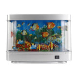 Fish Lamp Decor with Moving Fish & Realistic Tropical Aquarium Mini Artificial Fish Tank with V1369-AZ3-W-23564
