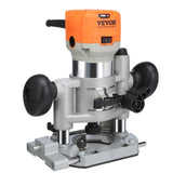 Wood Router, 1.25HP 800W, Compact Wood Trimmer Router Combo Tool with Plunge and Fixed Base, V952-YXKXBJ710W65AH7WLV3