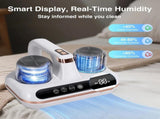 Wireless Intelligent Anti-Mite Cleaner 10000Pa Super Suction, Dual Washable Dust Cups V1232-SBCMJ001