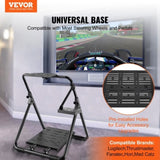 Foldable Racing Steering Wheel Stand, Height Adjustable Universal Base Compatible with Logitech & V952-XXZJXXXH0000H4274V0