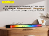 AWEI KA23 Wireless Bluetooth Soundbar, RGB Dynamic Lighting Stereo Speakerblack V1300-KA23-BLACK