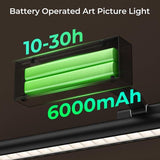 Modern LED Picture Light for Art Display, Sleek Black Finish V1102-DSZ-001-006