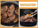 Enameled Roasting Pan for Holiday Meals, Baking Dish, 1 Pack for Oven Cooking V1366-AZ2-W-15766