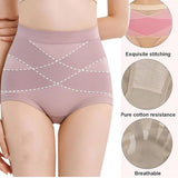 Leakproof Tummy Control Panties, Ultimate Comfort Shaping Panties, Seamless Cotton Briefs V1366-AZ2-W-11397