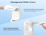 Handheld Mini Fan , 3-in-1 USB Rechargeable Portable Fan with Power Bank & Flashlight, Pocket V1107-HANDHELD MINI FAN (WHITE)