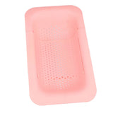Strainer Basket Telescopic Design Anti Slip Rust Resistant Drain Colander Kitchen AccessoryPink V1294-YM0523-3118220009311