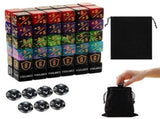 79Pcs Magic Dice Counters, Counter Dice Set Acrylic Ability Keyword Counter and Plus Minus Dice Set V1366-AZ2-W-15100