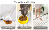 30x40cm Foldable Marble Pattern Kitchen Dish Drainer - Ultra-Absorbent Natural Stone Mat, V888-ELOSUNG42995