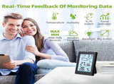 Wireless Indoor Outdoor Weather Station With Outdoor Sensor Thermometer Hygrometer Forecast Clock V1237-ZY-807-300