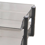 Desk File Letter Tray Layered Classified Documents Rack Acrylic Office Storage Rack Dark Black 2 V1294-YM0626-3117220312911