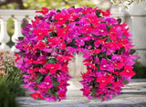 Artificial Faux Bougainvillea Flowers Plants for Outdoor Decoration, 1 PCS Fake Silk Long Trailing V1370-AZ4-13362