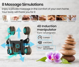 FORTIA Electric Massage Chair Full Body Shiatsu Recliner Zero Gravity Heating Massager, Remote V219-MSGECHFORA8BK