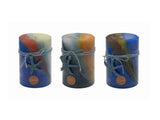 bulk 36 Ocean Views Pillar Candle Assort 10cm V637-CPU29661