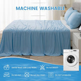 Cooling Blanket for Hot Sleepers Twin Size, Cold Blanket for Couch Bed Sofa, Lightweight Breathable V1192-AZ-W-0183