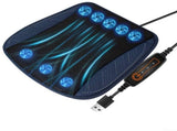 Ventilating Car Seat Cushion with 8 Fans 3 Speeds USB Breathable Mesh for Car and Office, 43 x 43 cm V1237-ZY-924-400