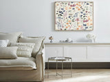 Yezi Floral Canvas Wall Art Print Modern Clarity Fadeless Bedroom Home Decor DECO1039-80X80-AU