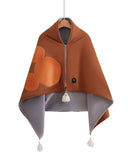 Heating Shawl - Brown V1221-HEATING-SHAWL-BROWN