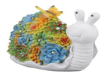 Solar Snail Statue Waterproof Cute Snail Figurine Succulents Garden Ornament Solar Lights Lawn V1294-YM0901-3111240063511