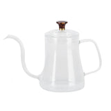 Glass Coffee Pot Swan Neck Thin Mouth Kettle HandMade Coffee Maker Pour Over Kettle V1294-YM0714-3118210220212