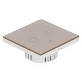 Type 86 2Way Smart Switch Touch Voice Household CapacitorFree Backlit Switch for Zigbee Tuya V1294-YM0901-3113210139213