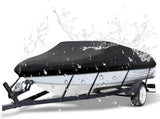 600D Heavy Duty Waterproof Boat Cover, Silver, 21-24FT, 740*400cm V1197-BOATCOVER-SILVER-600D-21X24FT-740X400CM