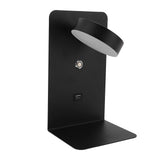 LED Plug In Wall Light with Switch and USB Charging Port Modern Rotatable Reading Lamp for Dormitory V1294-YM0901-3119240119811