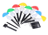 Mini Mushroom Solar Light String 8 LED Colorful Light Waterproof Outdoor Garden Light String V1294-YM0901-3119230148911