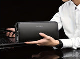 Men'S Leather Clutch Bag Men'S Accessories High-Quality Leather Stylish Clutch - Black - Size V1347-918-24073-BLK-23-4-14