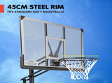 Kahuna Height Adjustable Basketball Portable Hoop for Kids and Adults BBS-ZY-022